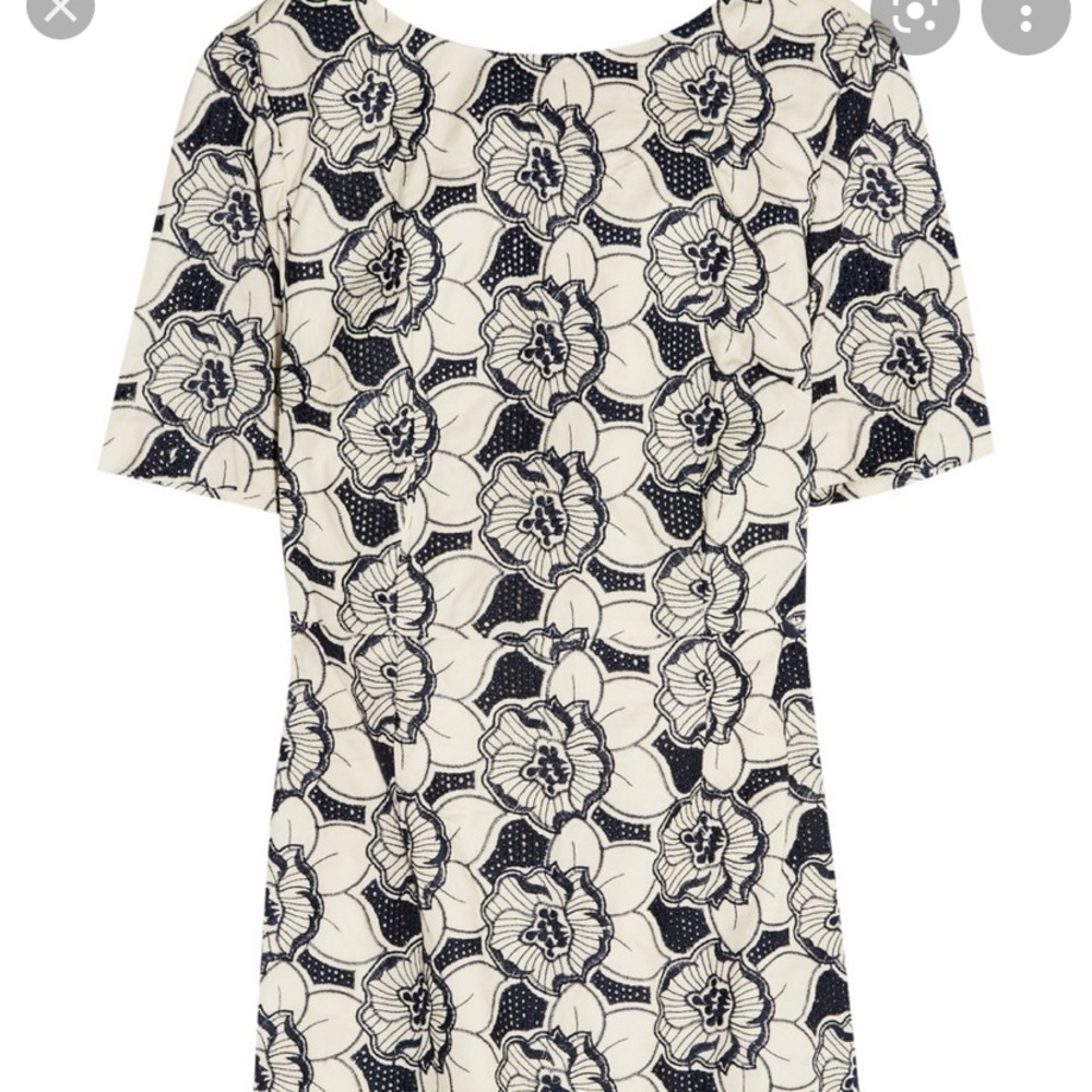 J. Crew Black and White Floral Dress